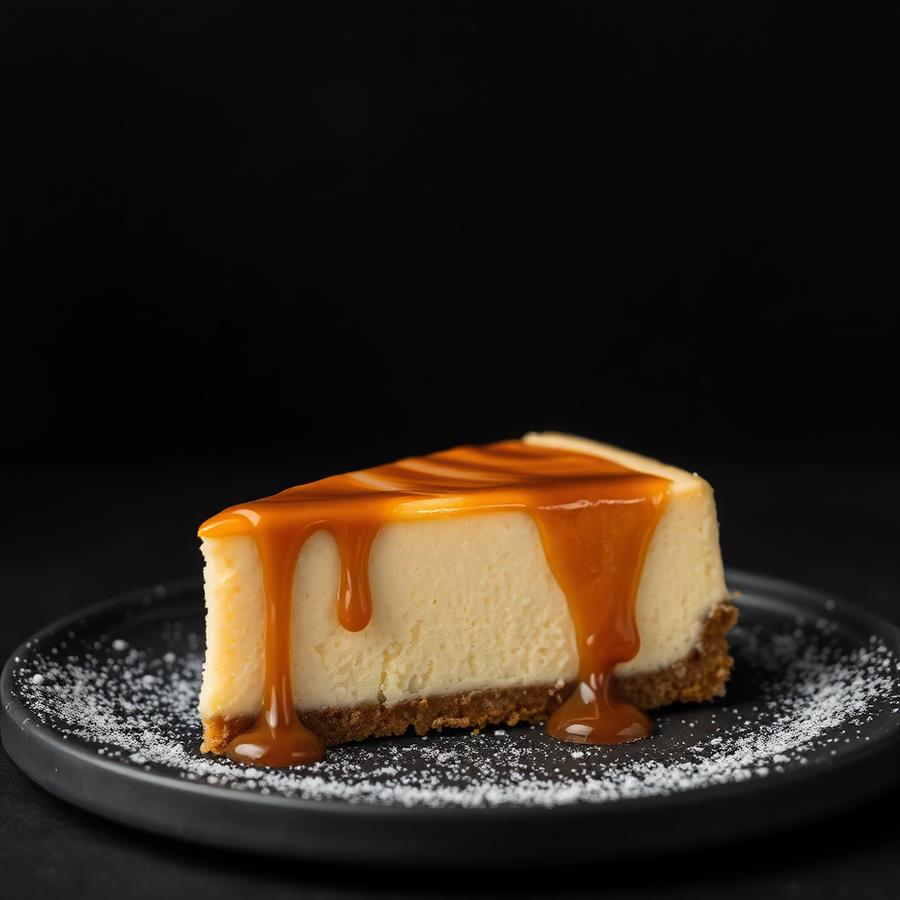 Cheesecake con caramelo